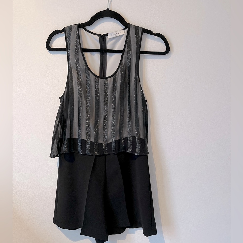Sandro Paris silk jumpsuit